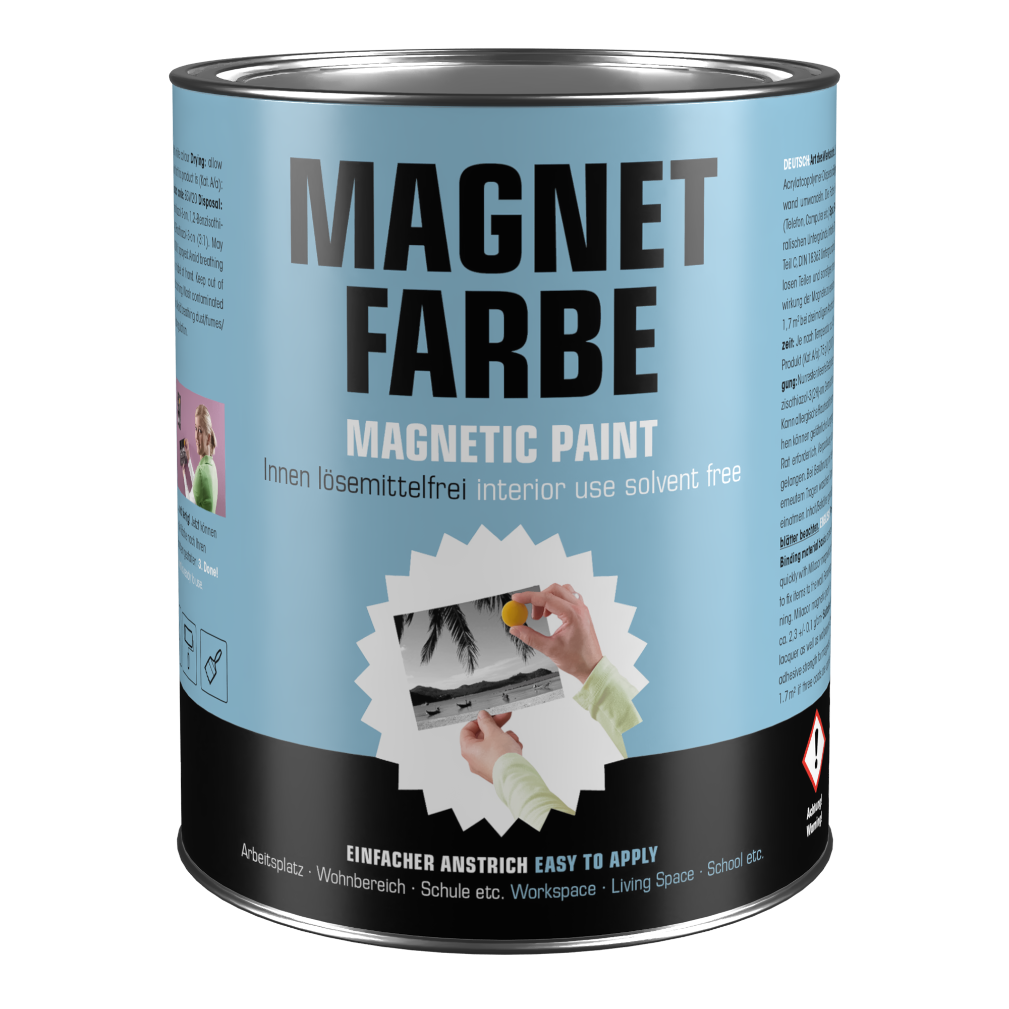 Wandgestaltung mit Magnet- und Tafelfarbe - Malermeisterbetrieb Timo Wandgestaltung mit Magnet- und Tafelfarbe - Malermeisterbetrieb Timo